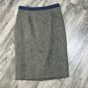 Boden British Tweed Pencil Skirt